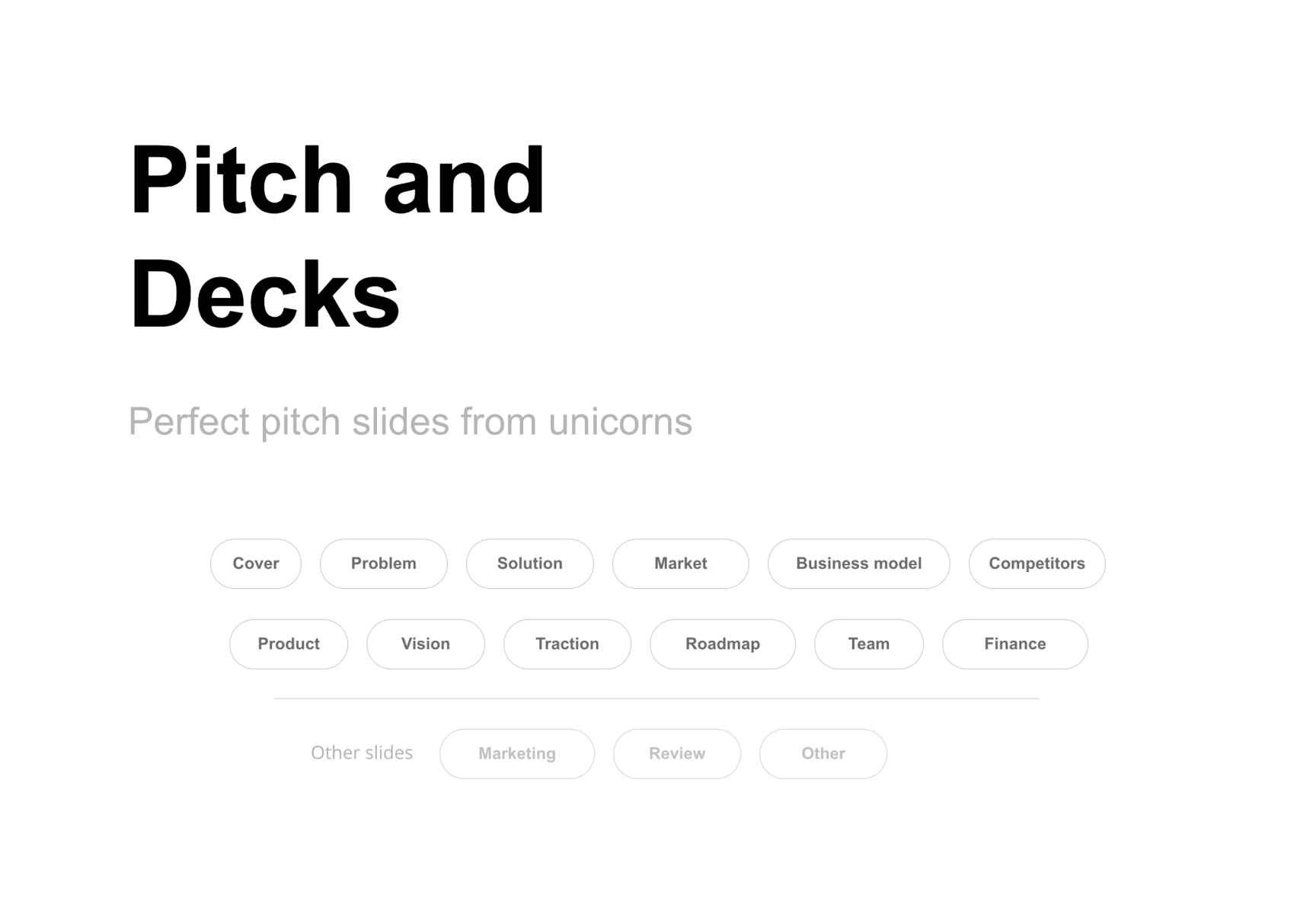 Pitch & Decks gallery image