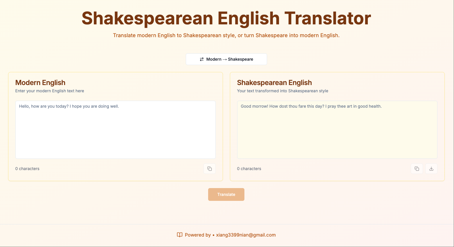 Shakespeare İngilizce çevirmen - Modern İngilizceyi Shakespeare tarzı İngilizce'ye çevir medya 1