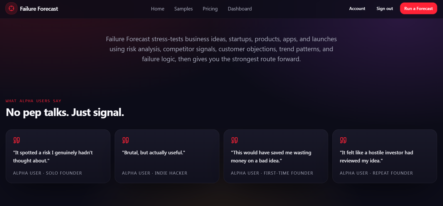 Failure Forecast gallery image