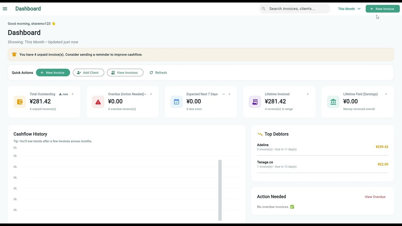 InvoiceOS — No-Subscription Invoicing gallery image