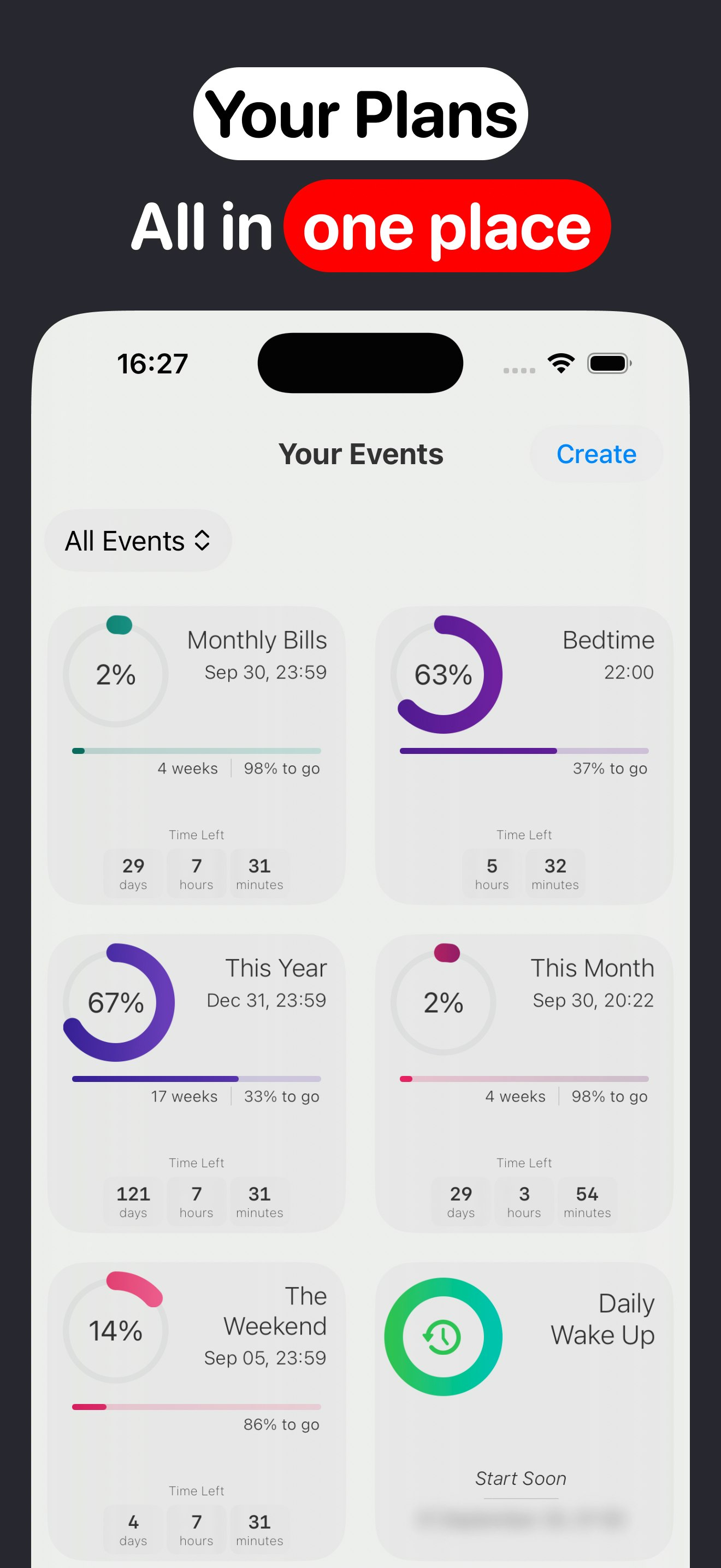 Média Progresser quoi que ce soit - Suivre les moments de la vie, voir le temps de progression et rester motivé 5