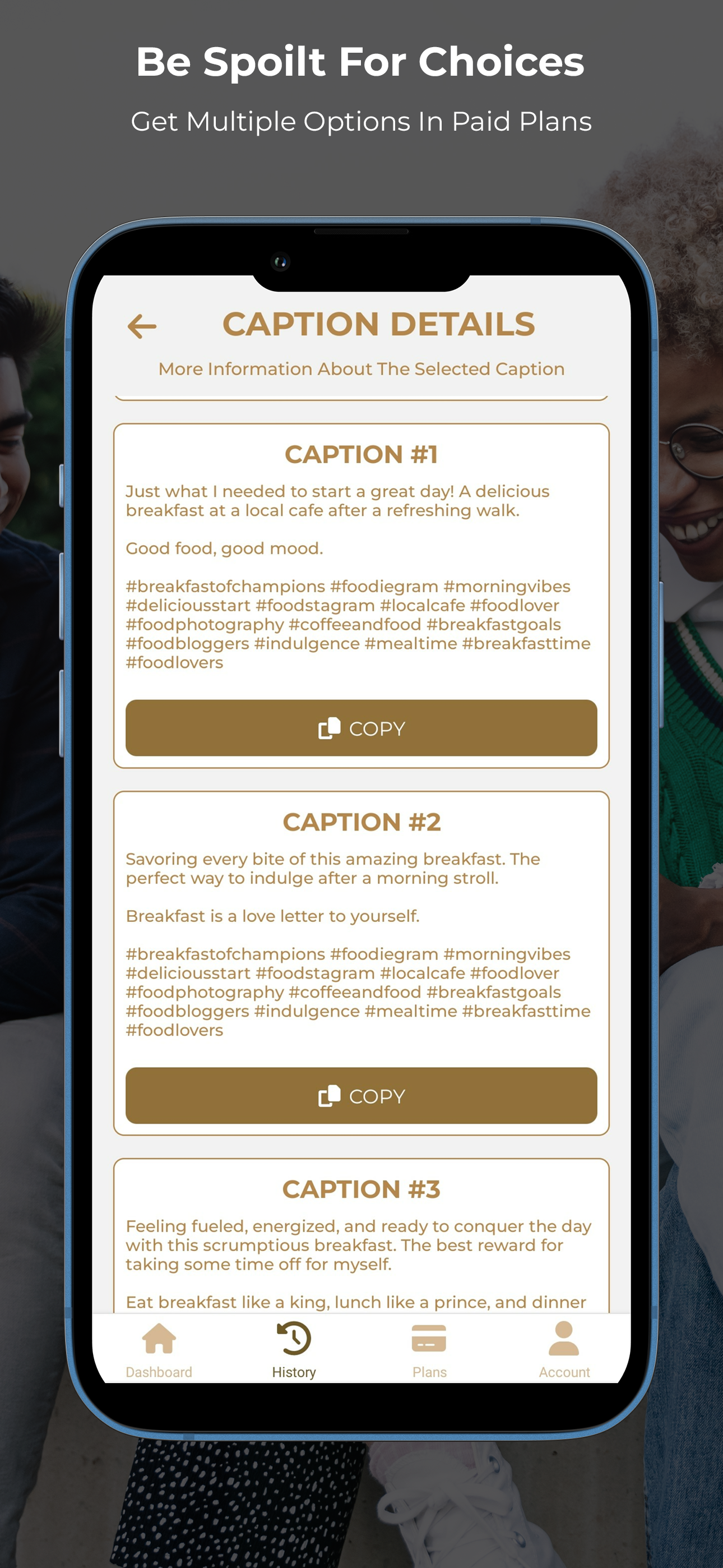 SpotBuzz - Up Your Caption Game With AI - AI generated captions & social media posts for everyone media 7