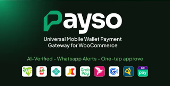 Banner del producto Payso Pro for WooCommerce