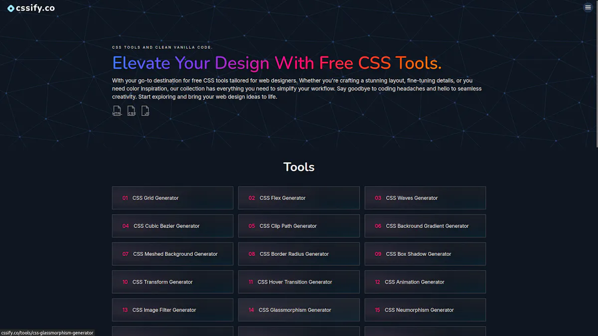 Free CSS Tools | CSSify.co