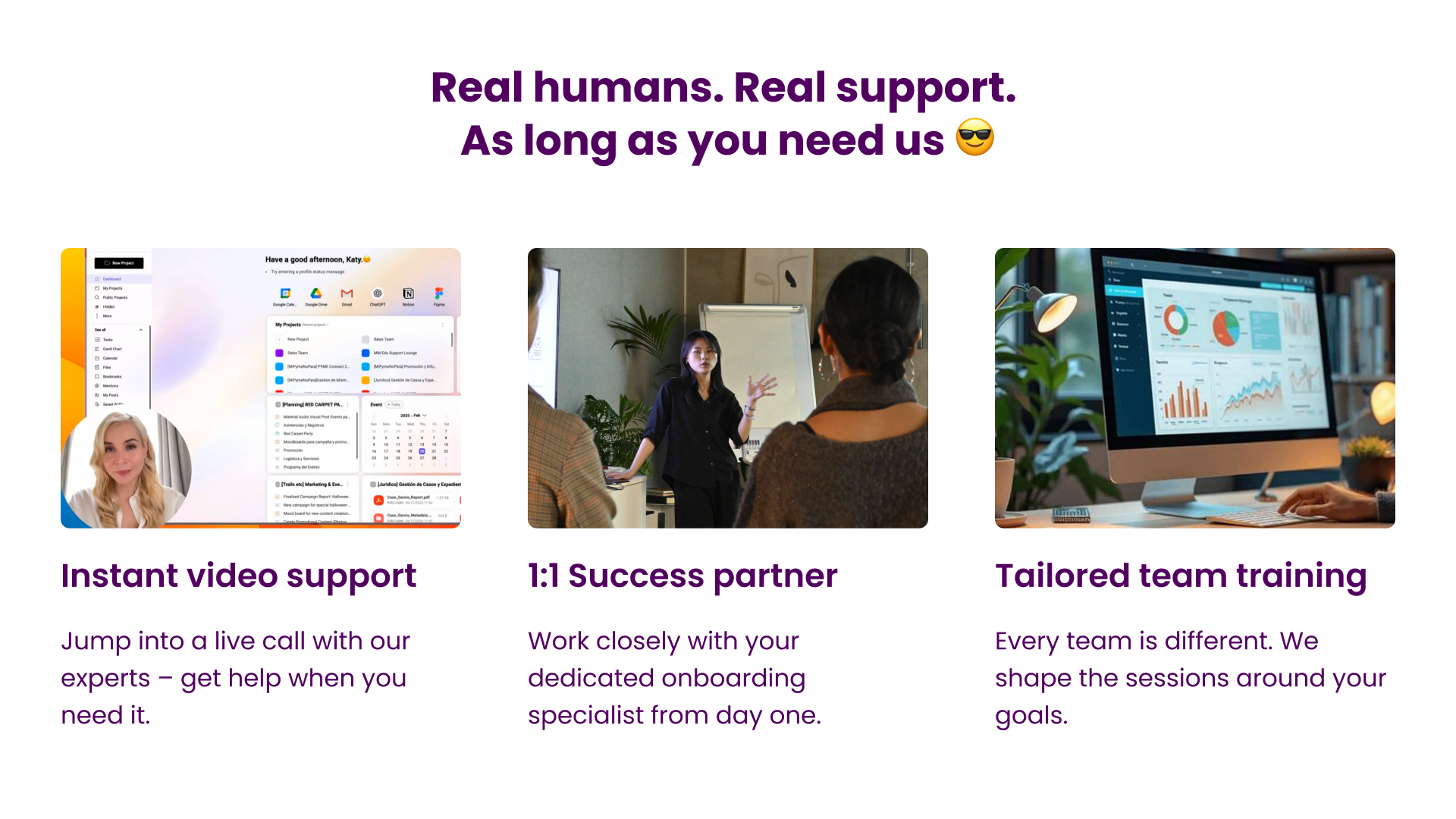 Mídia 5 de Morningmate 2.0 - Slack Asana, mas para equipes voltadas para o cliente