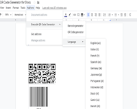 Barcode QR Code Generator for Google Doc media 1