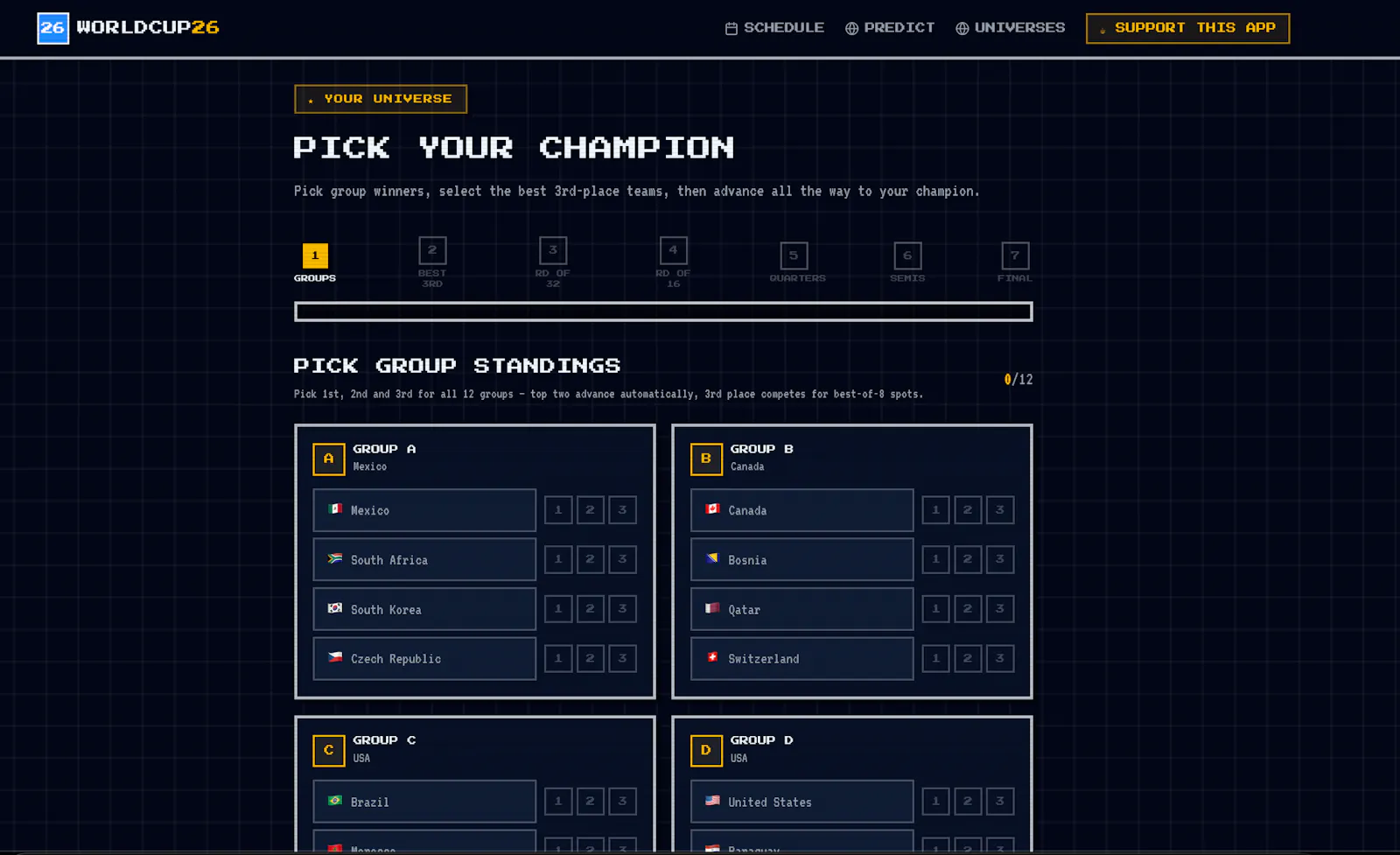 World Cup 2026 Predictor screenshot 3
