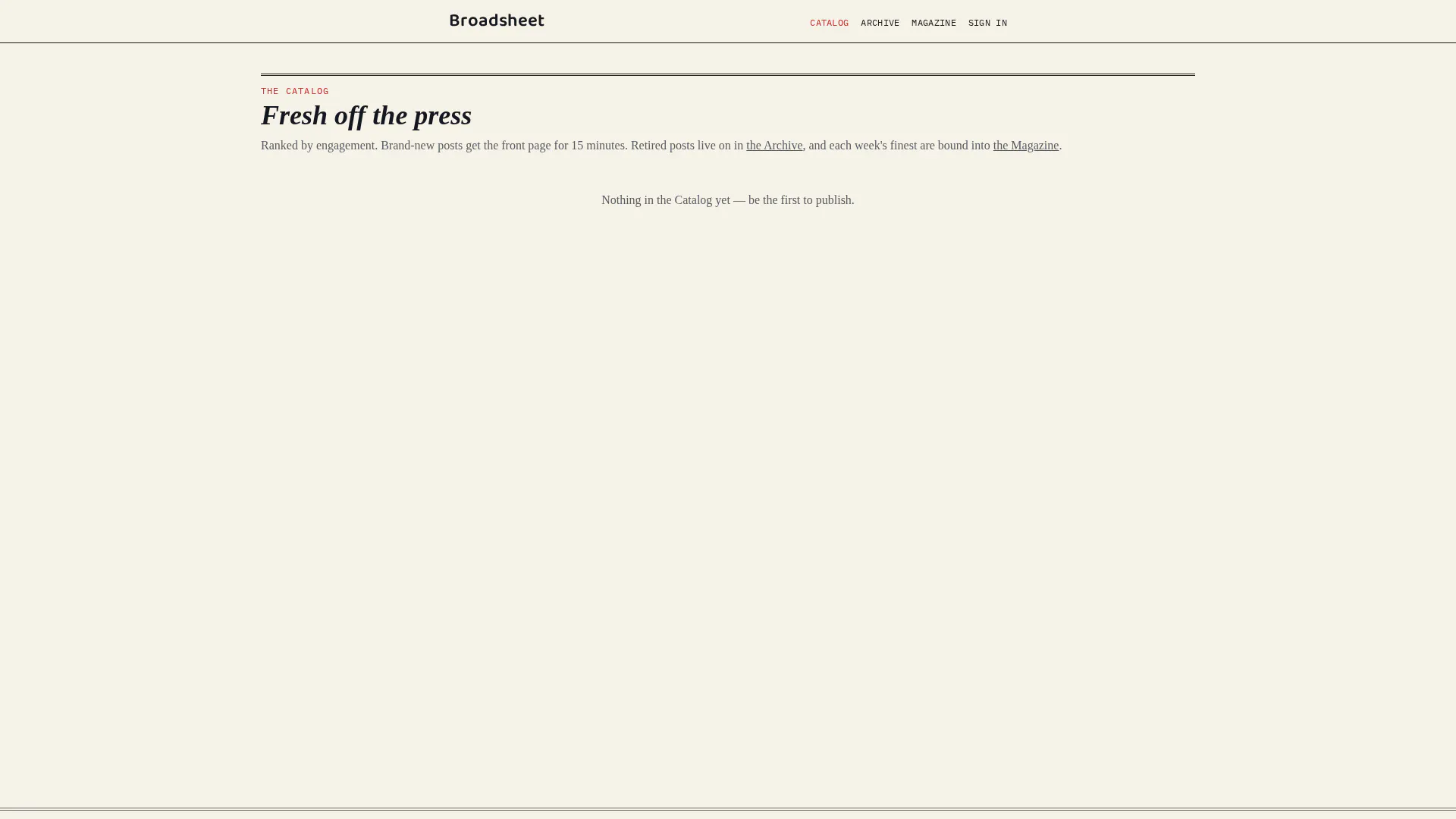 Broadsheet gallery image