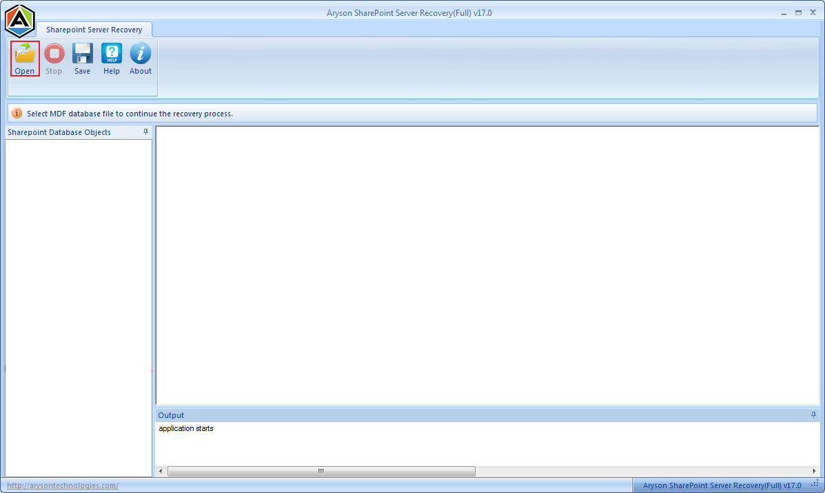 Media Alat Pemulihan Pangkalan Data SharePoint 2