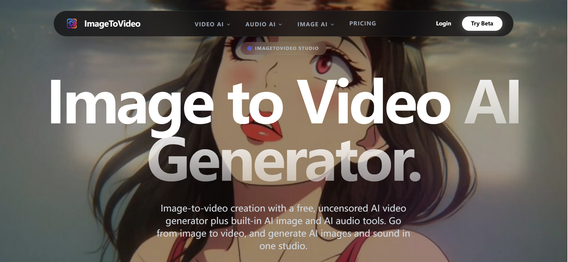 Imagetovideo Ai — screenshot 1 showing tool features and UI