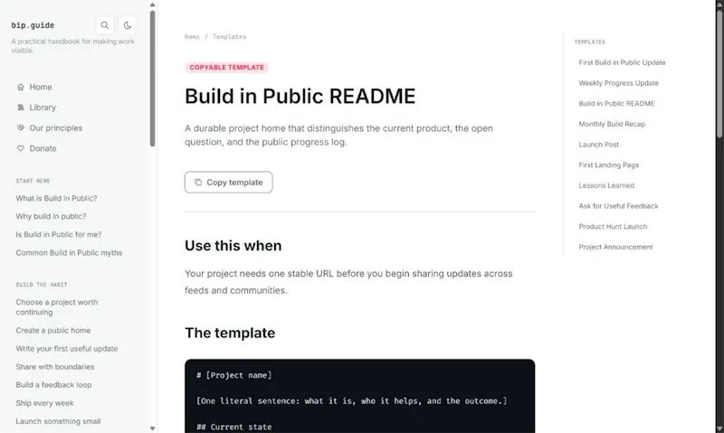 bip.guide screenshot 2