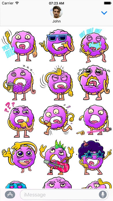 Tom Donut stickers gallery image