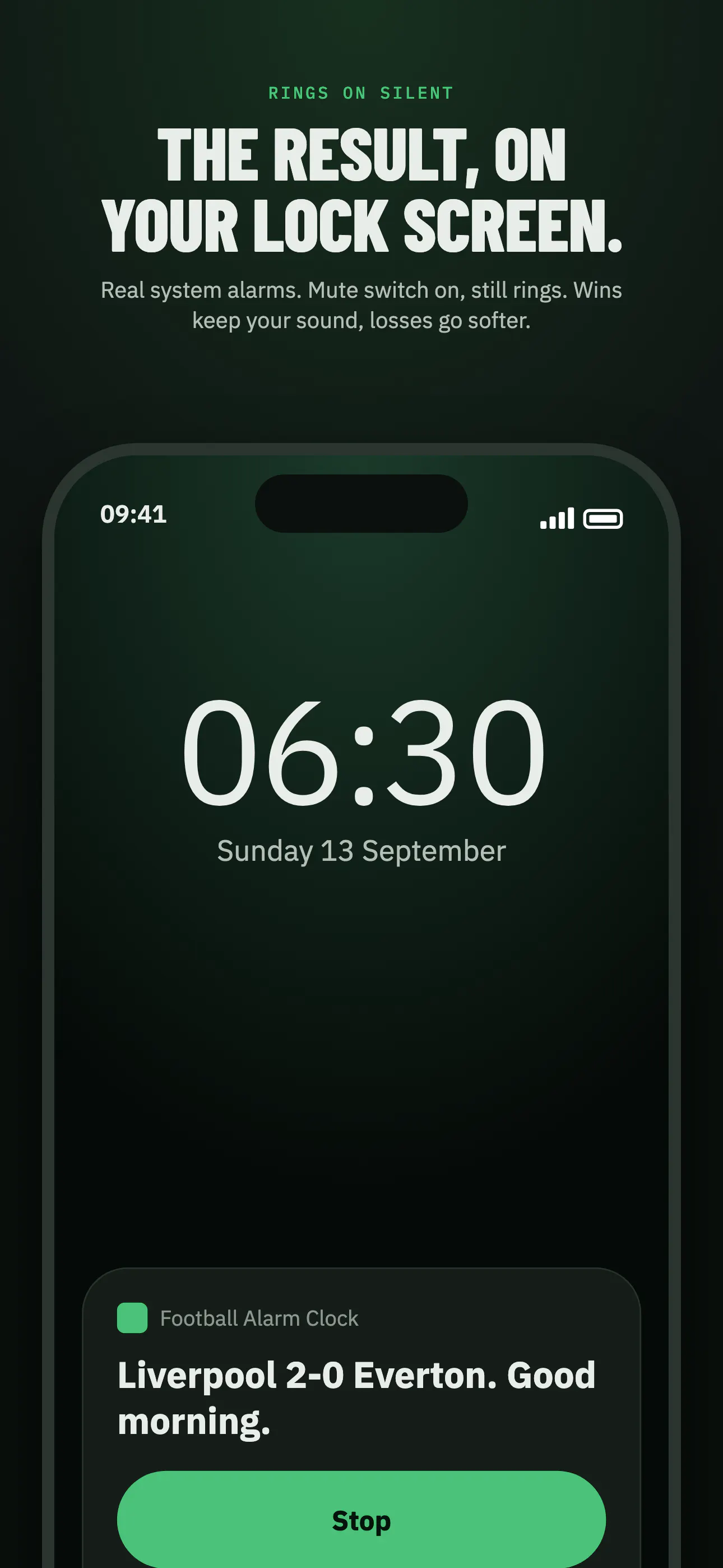 The Football Alarm Clock gallery image
