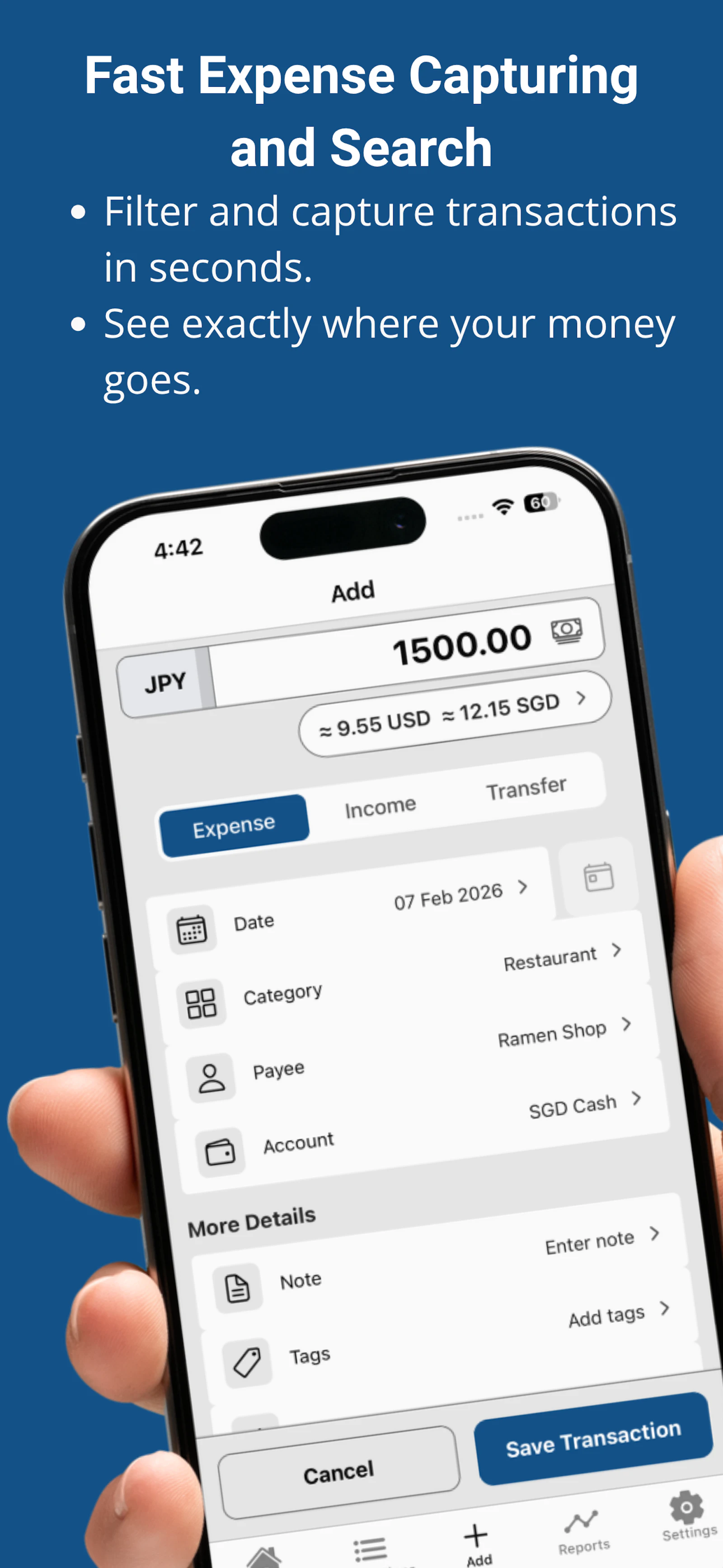 Spendocap - Expense Tracker screenshot 2