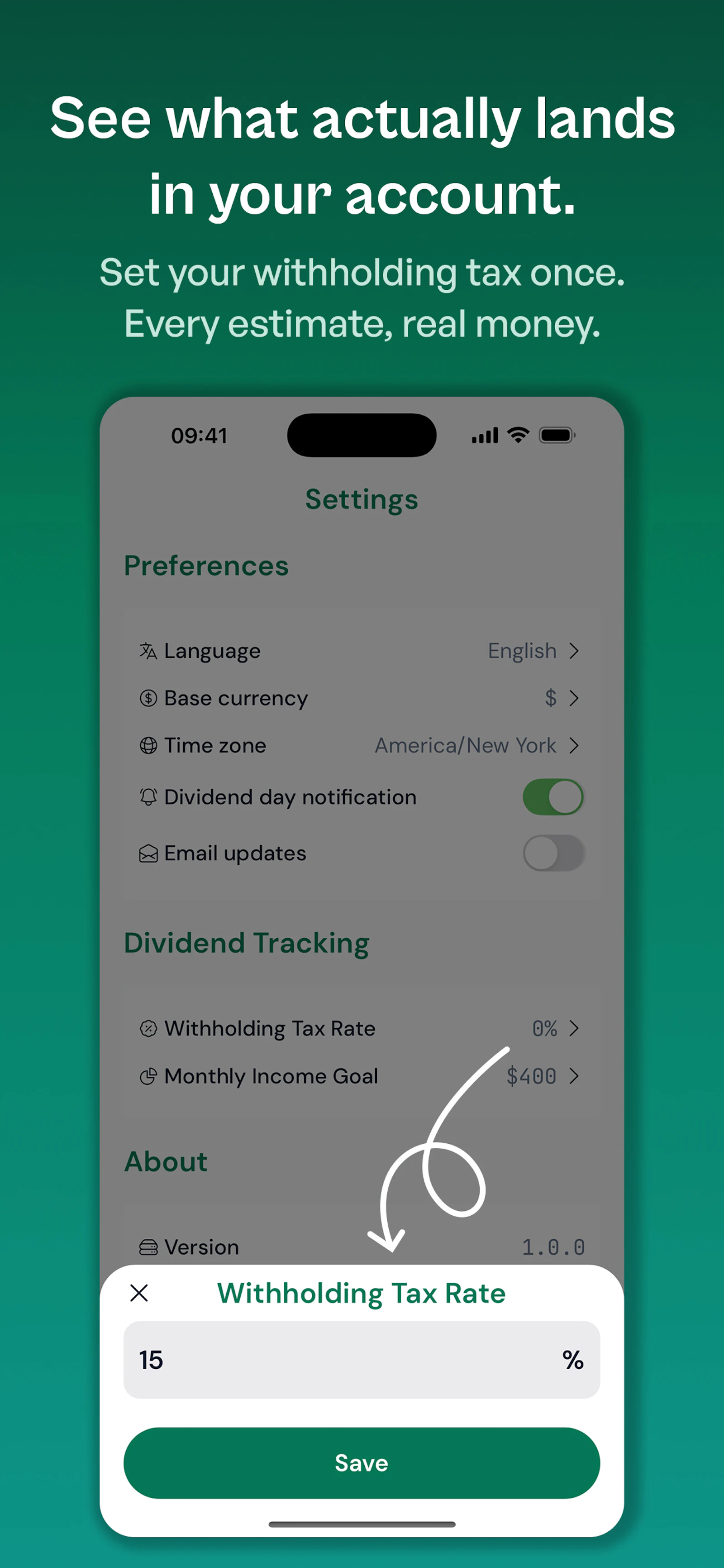 OnlyDividends screenshot 4