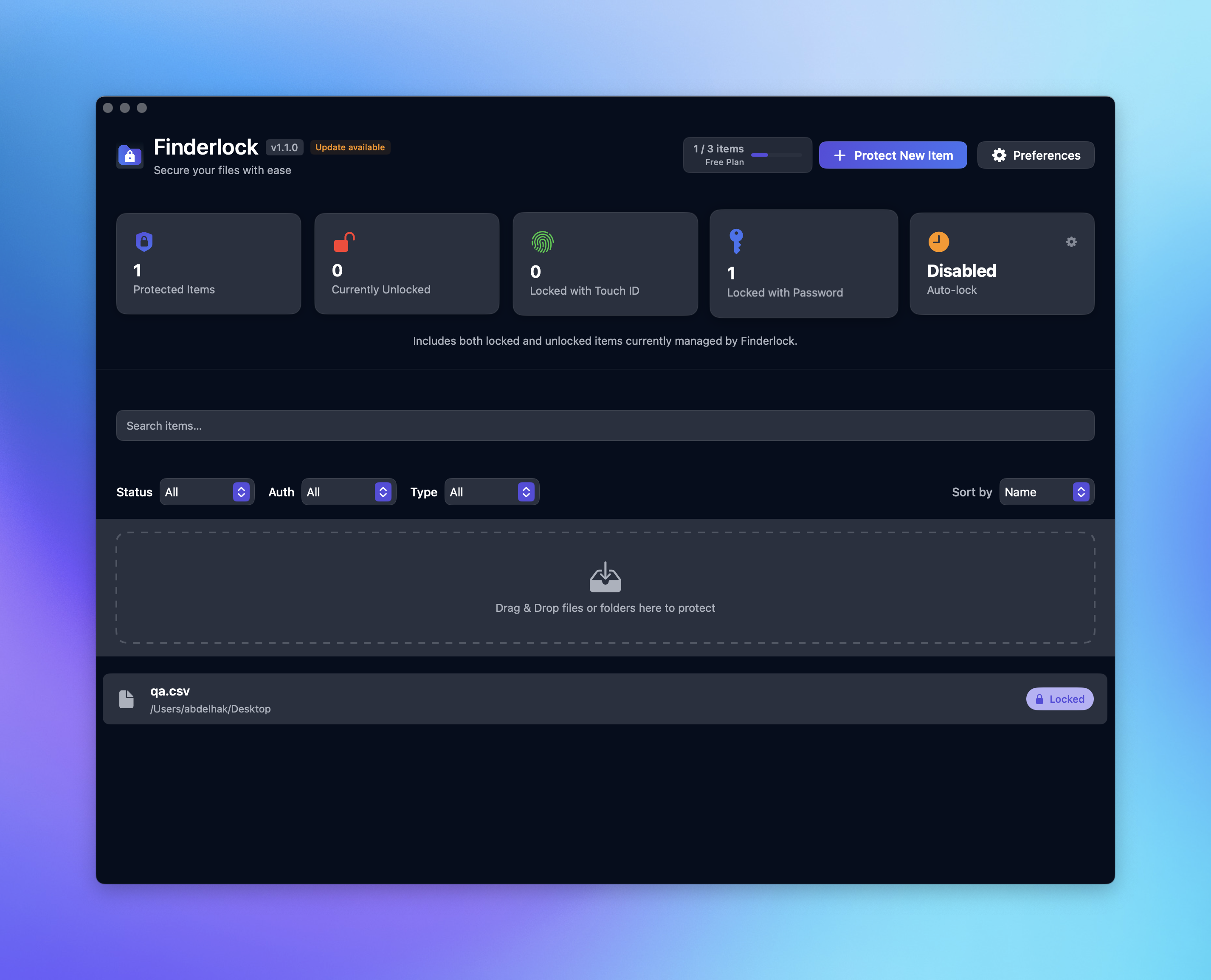 Finderlock gallery image