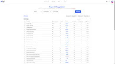 Keyword Suggestion gallery image