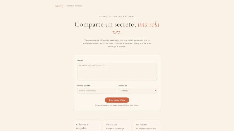 Secrettly - privacy for developer screenshot 1