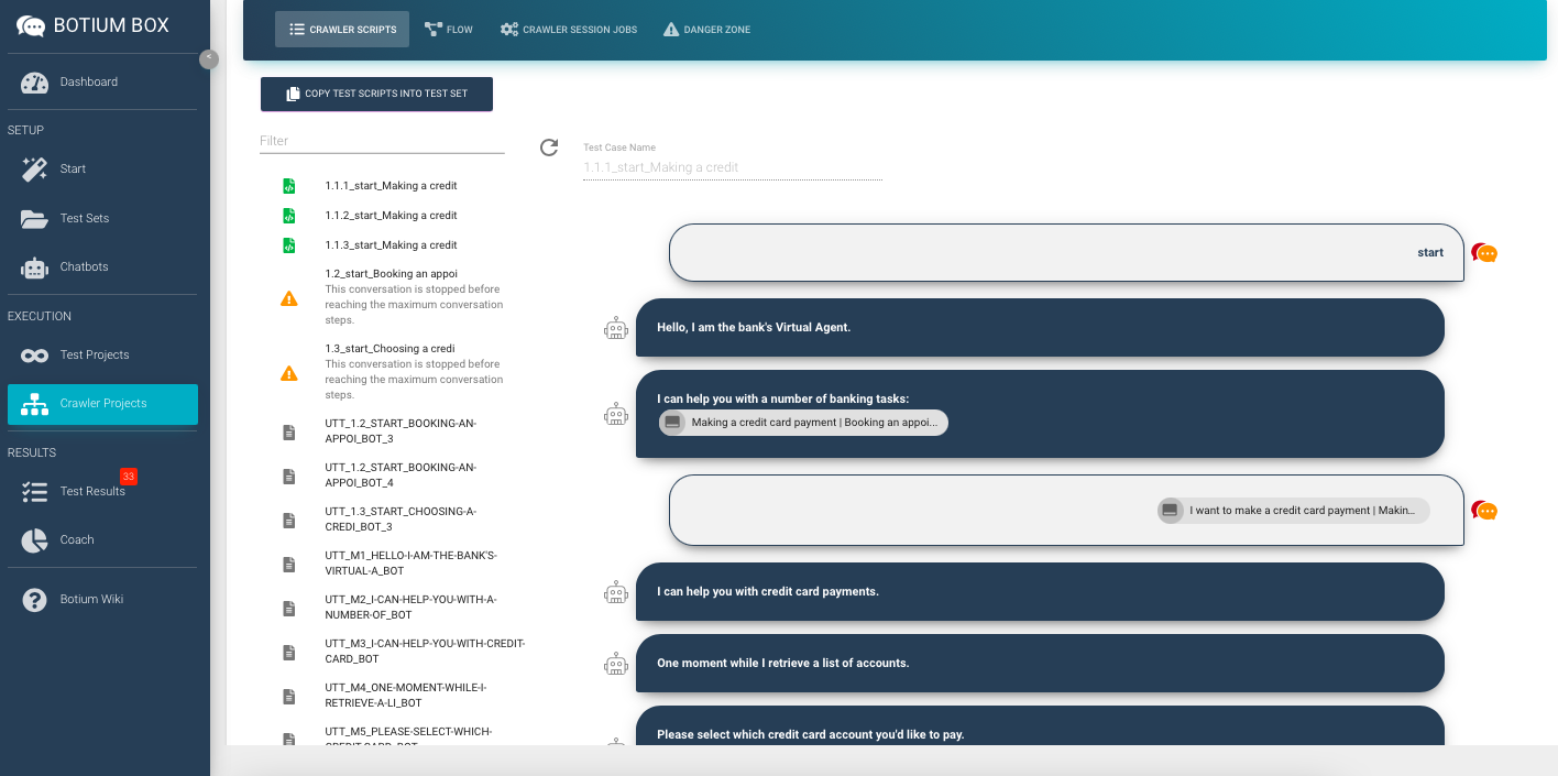 Botium Chatbot Crawler gallery image