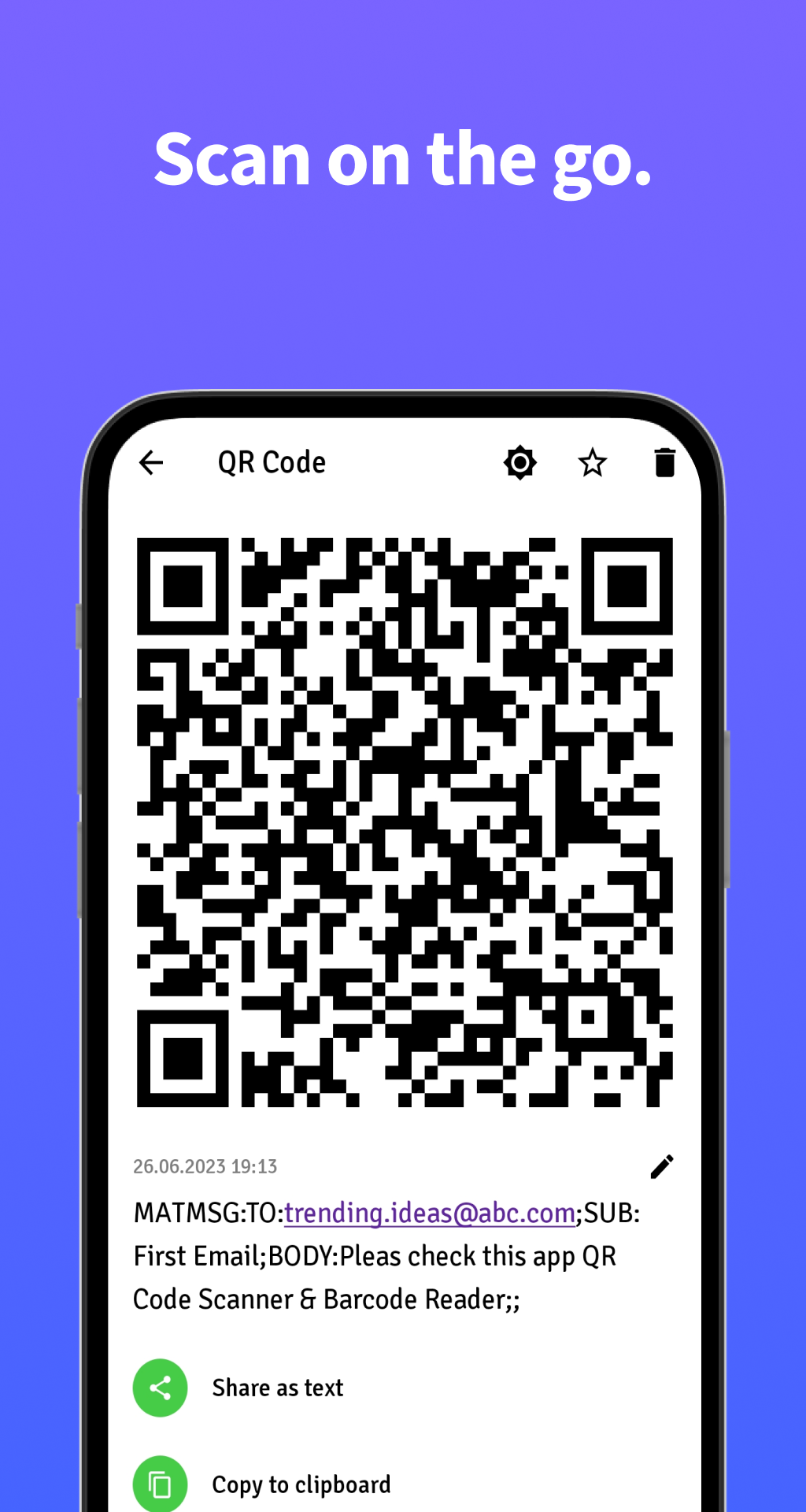وسائط QR Scanner - Scanner barcode 6