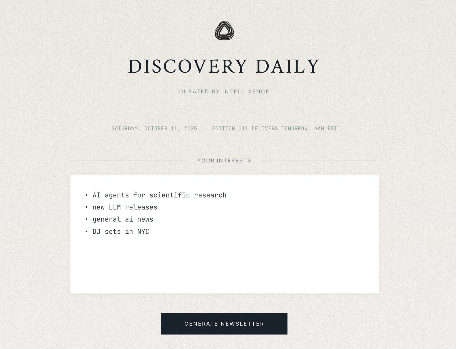Discovery Daily gallery image