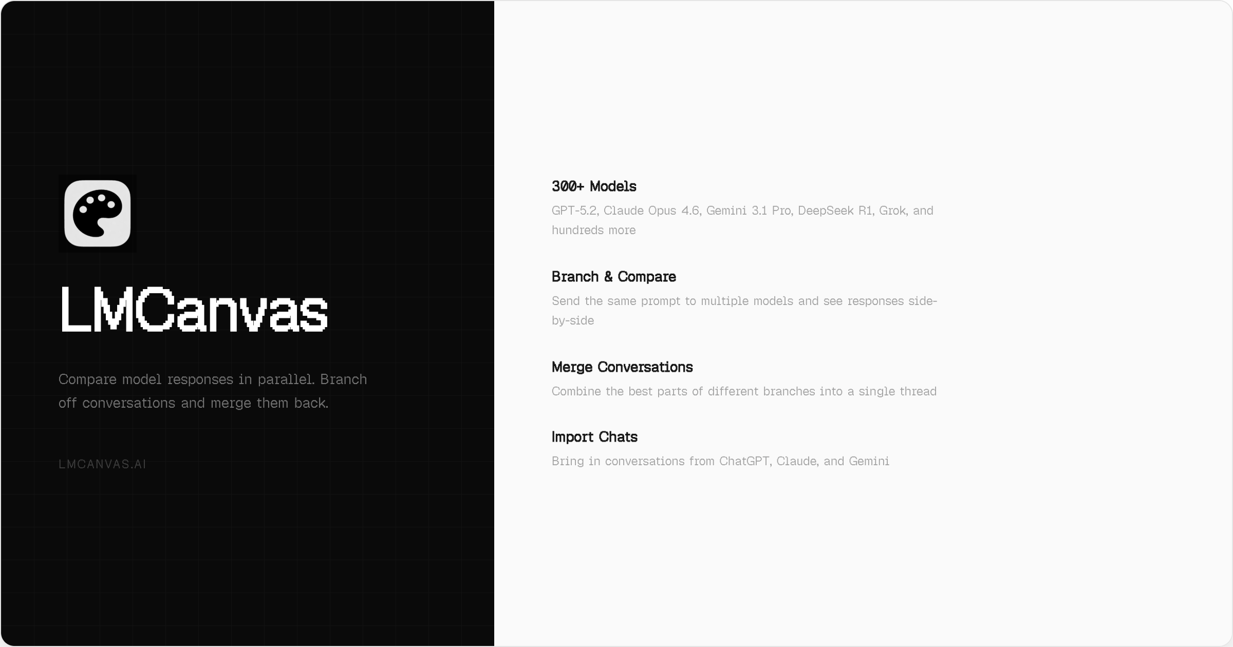 LMCanvas - Screenshot 2 showing product features and functionality