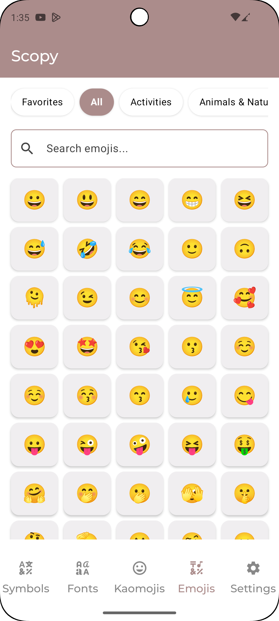 Scopy: Symbols, Fonts & Kaomojis gallery image
