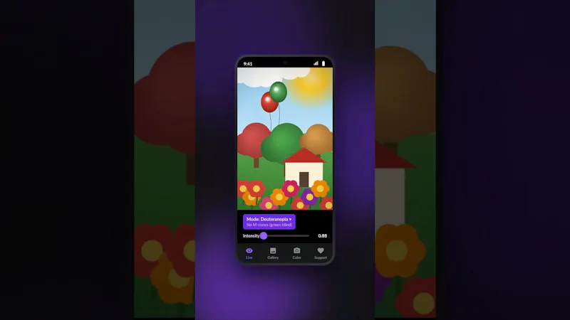 Color Blind Camera screenshot 1 (video preview)