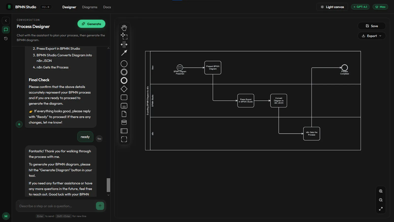 BPMN Studio screenshot 1