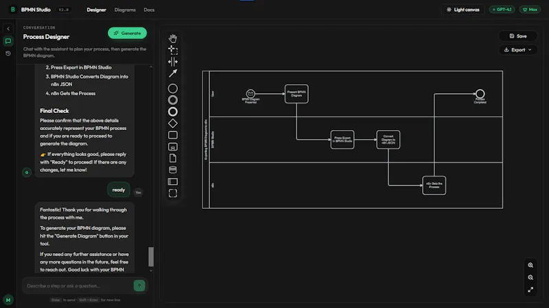 BPMN Studio screenshot 1