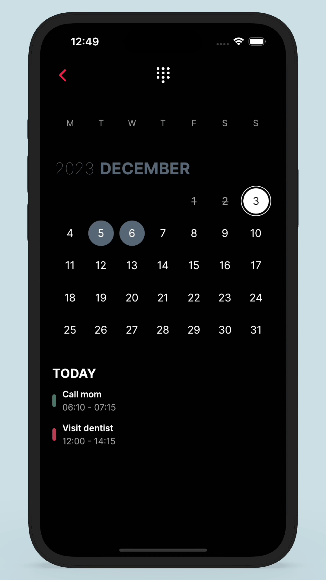 Biblioteca Swiftui: Calendarview - I calendari resi semplici media 1