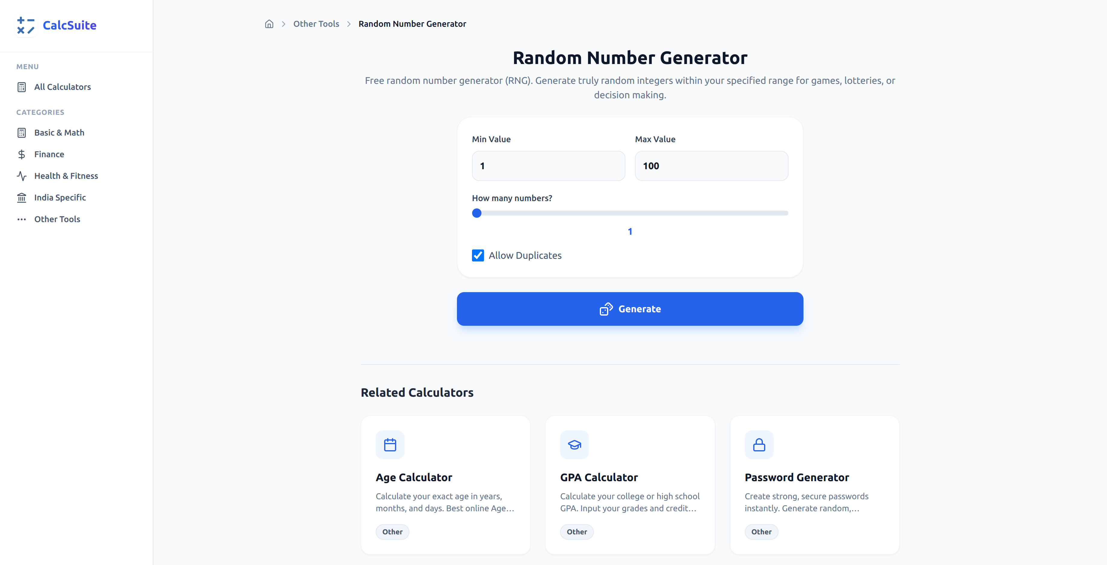 CalcSuite gallery image