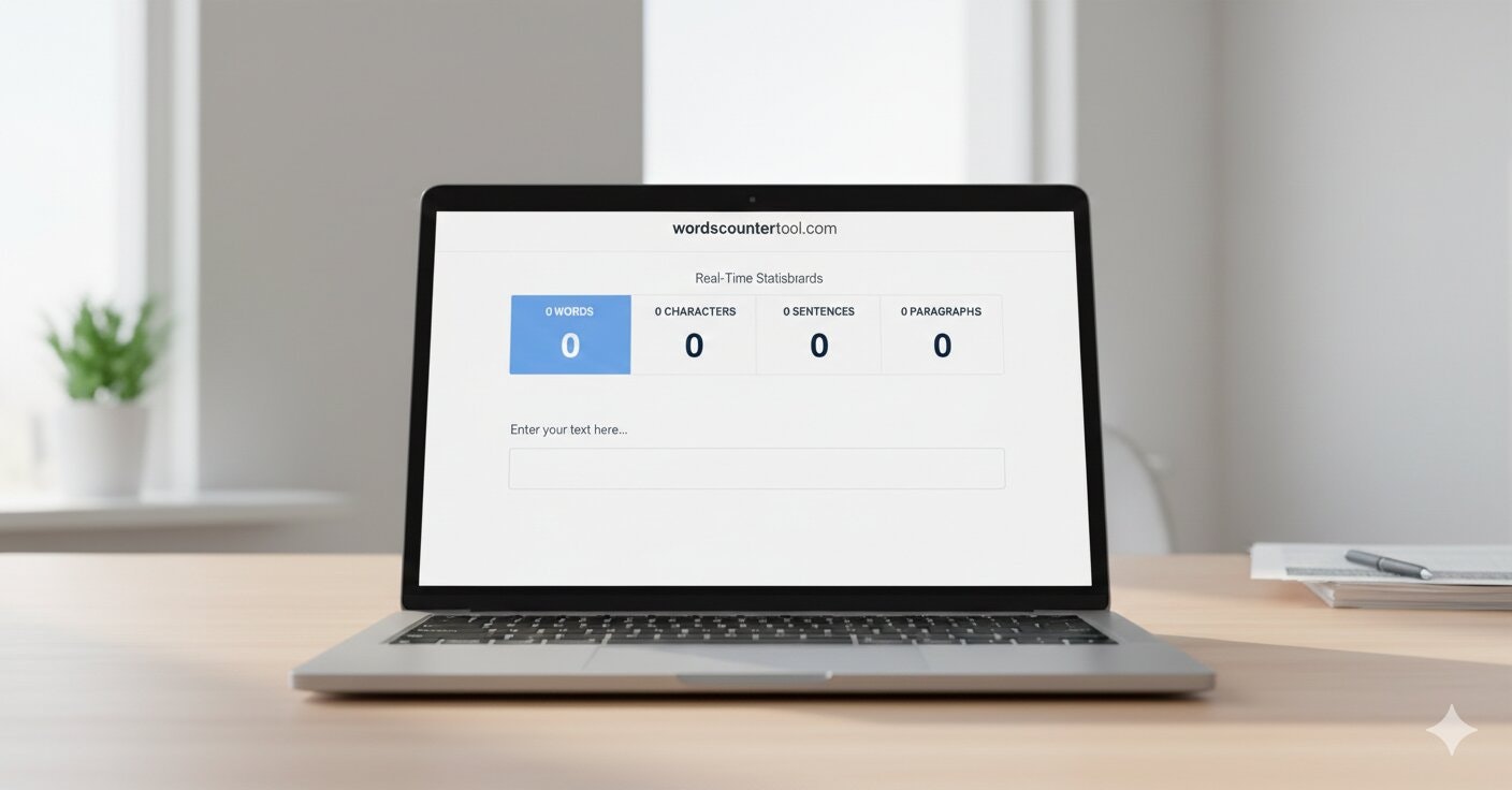 Words Counter Tool - Main product screenshot demonstrating key features and user interface