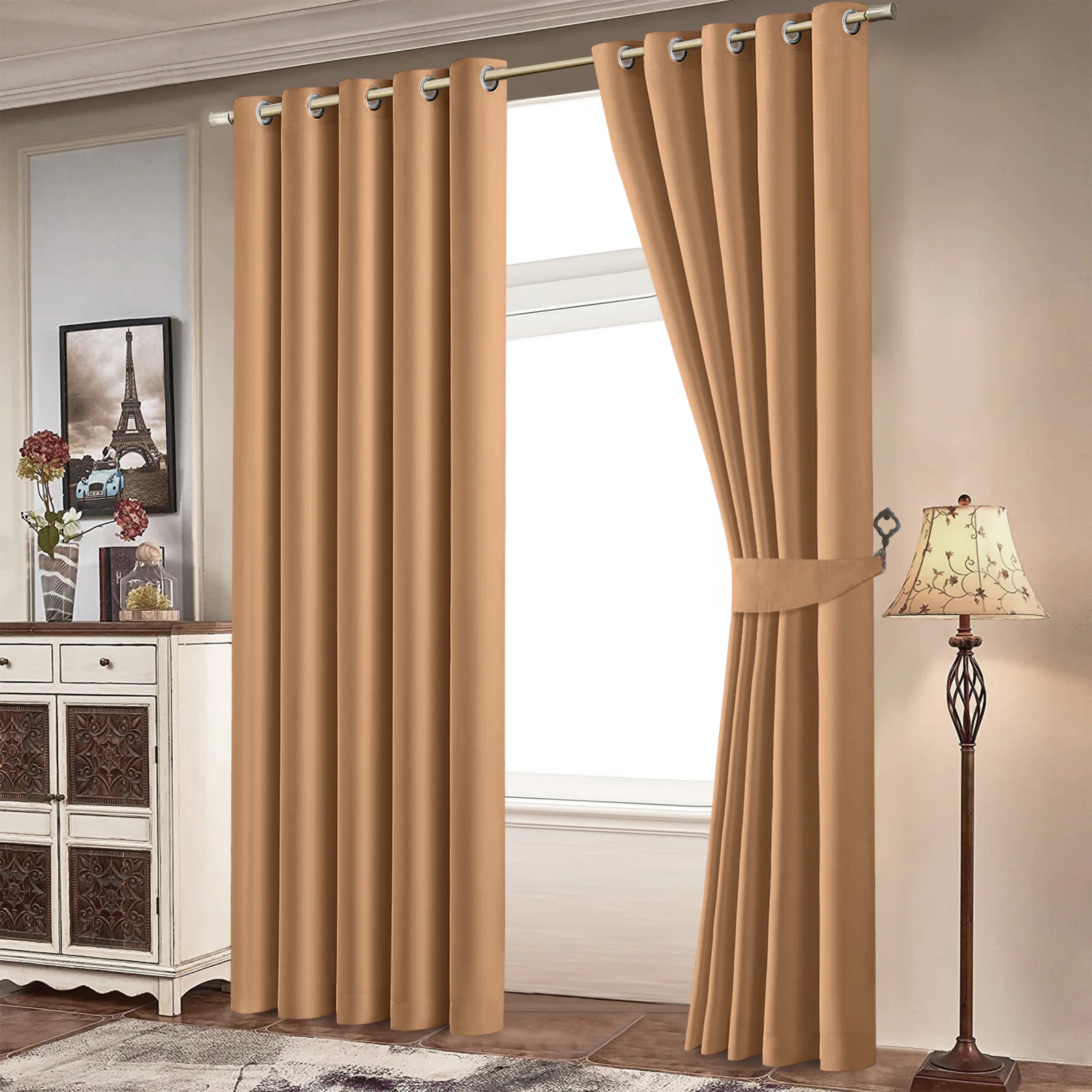 Blackout Eyelet Ready Made Curtains screenshot 6