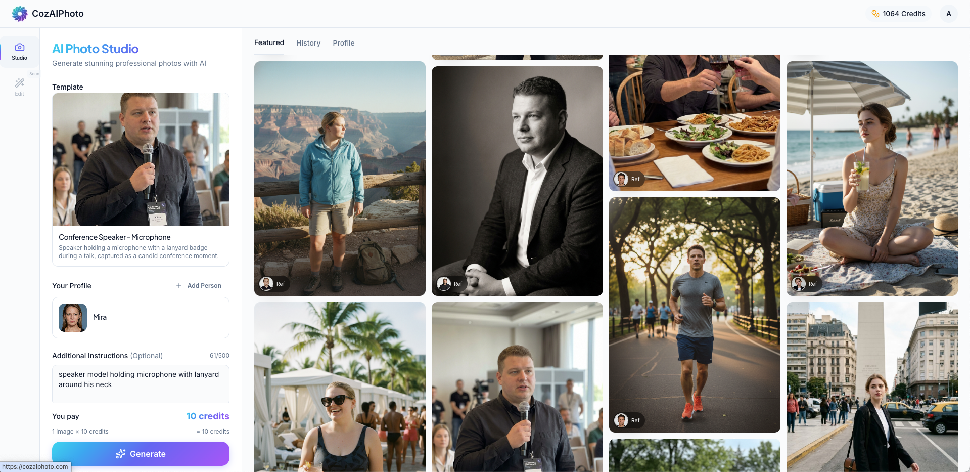 CozAIPhoto - Screenshot 2 showing product features and functionality