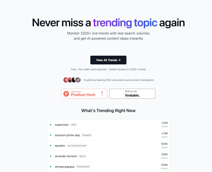 LLM SEO Trends产品图