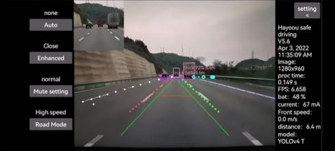 Android safe driving APP gallery image