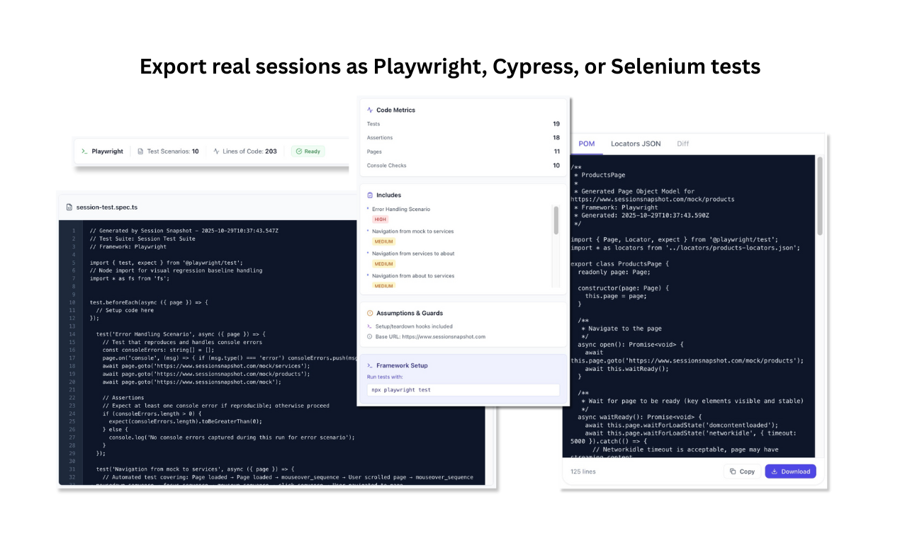 sessionSnapshot gallery image