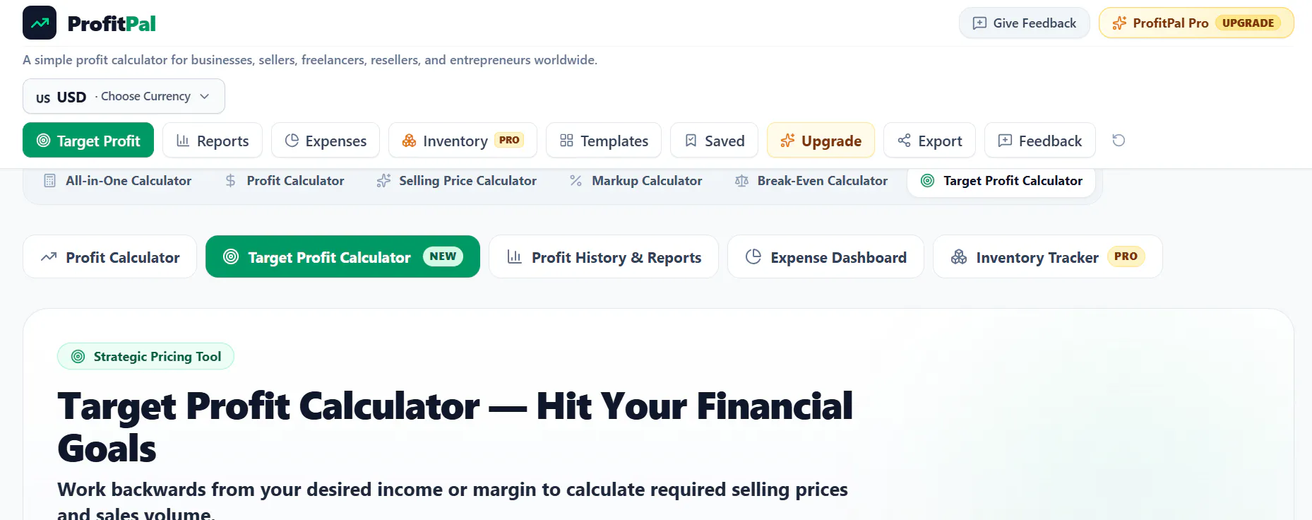 ProfitPal gallery image
