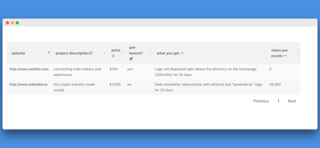 SASH (Sponsor a Side Hustle) gallery image