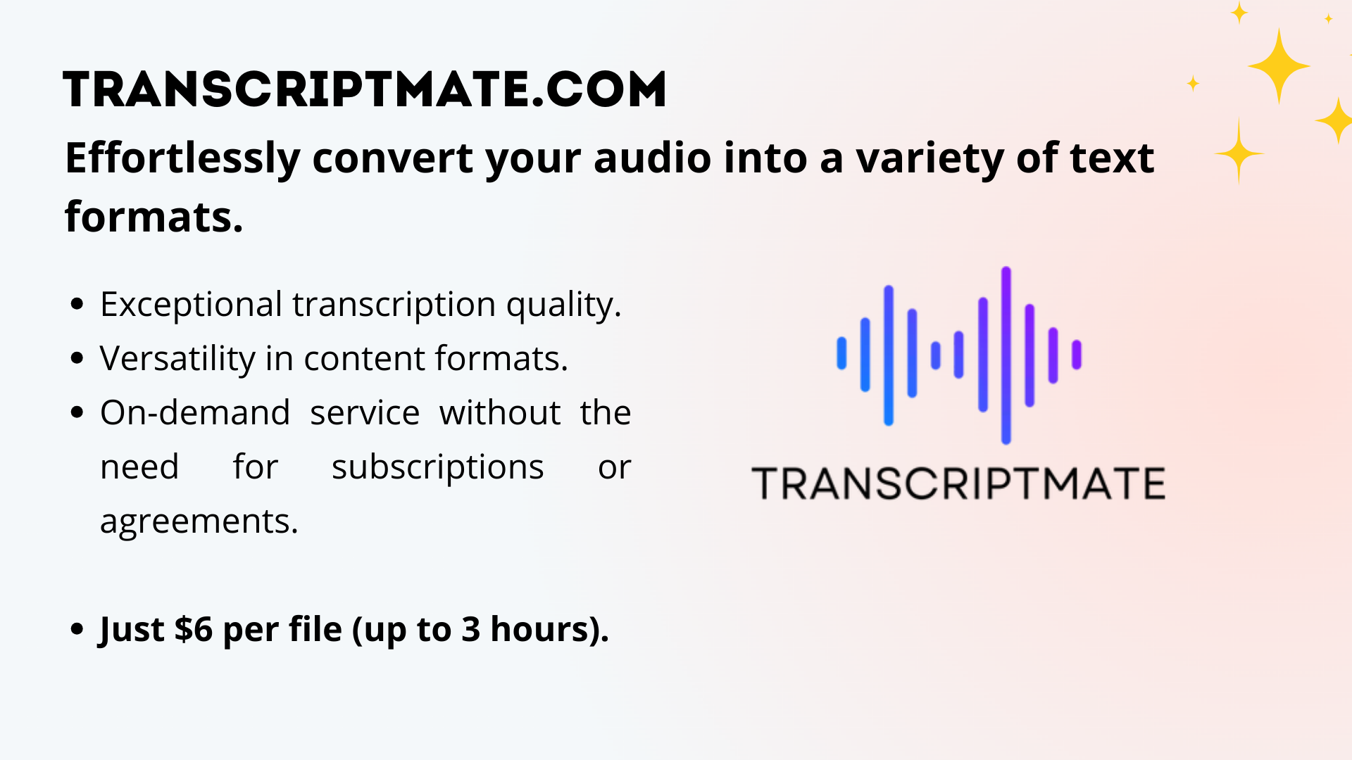 Transcriptmate.com media 2