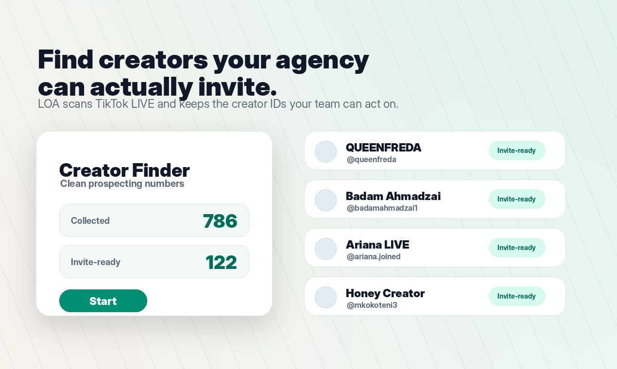 LOA for TikTok Agencies gallery image