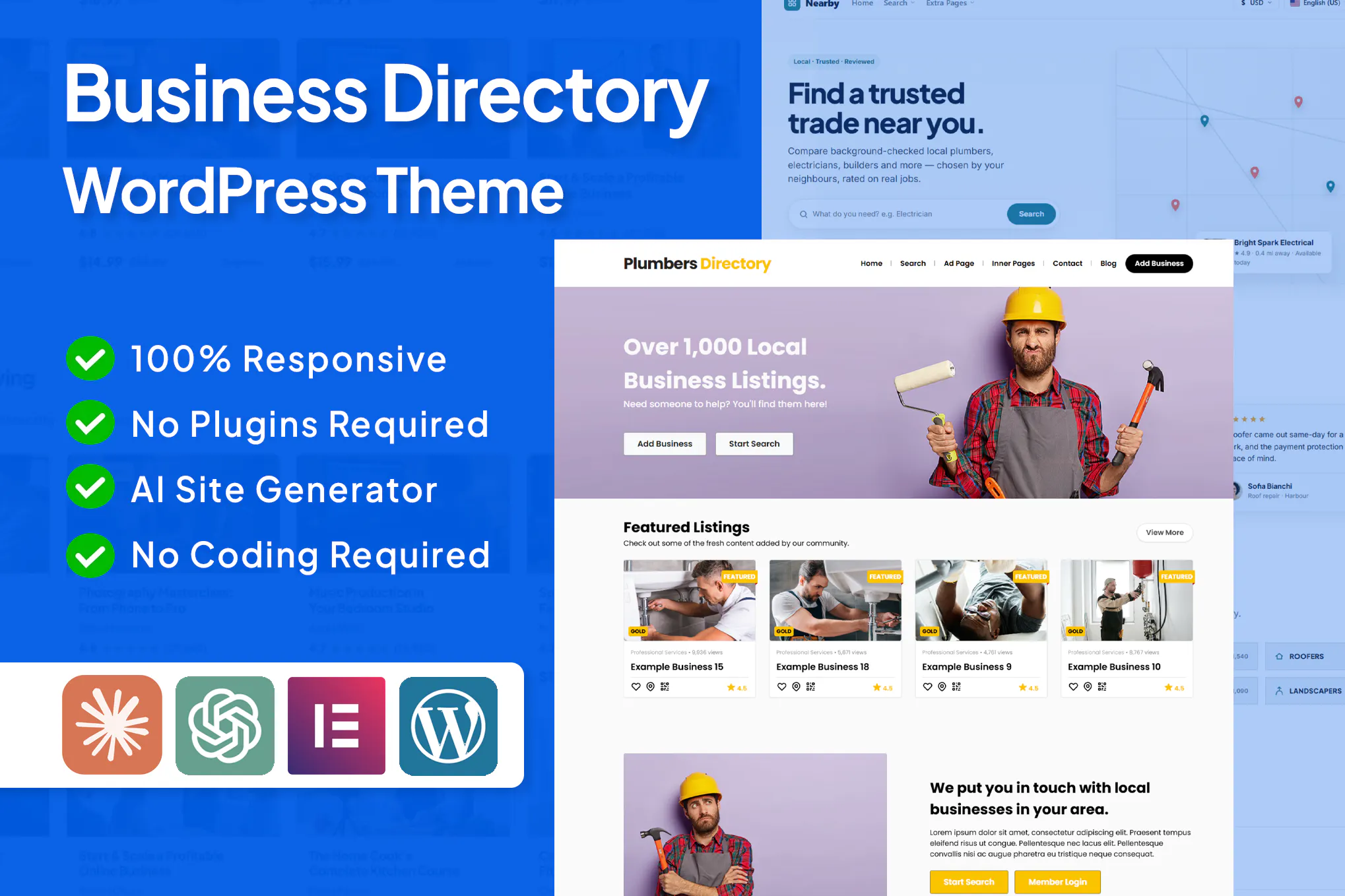 Directory Theme for WordPress gallery image