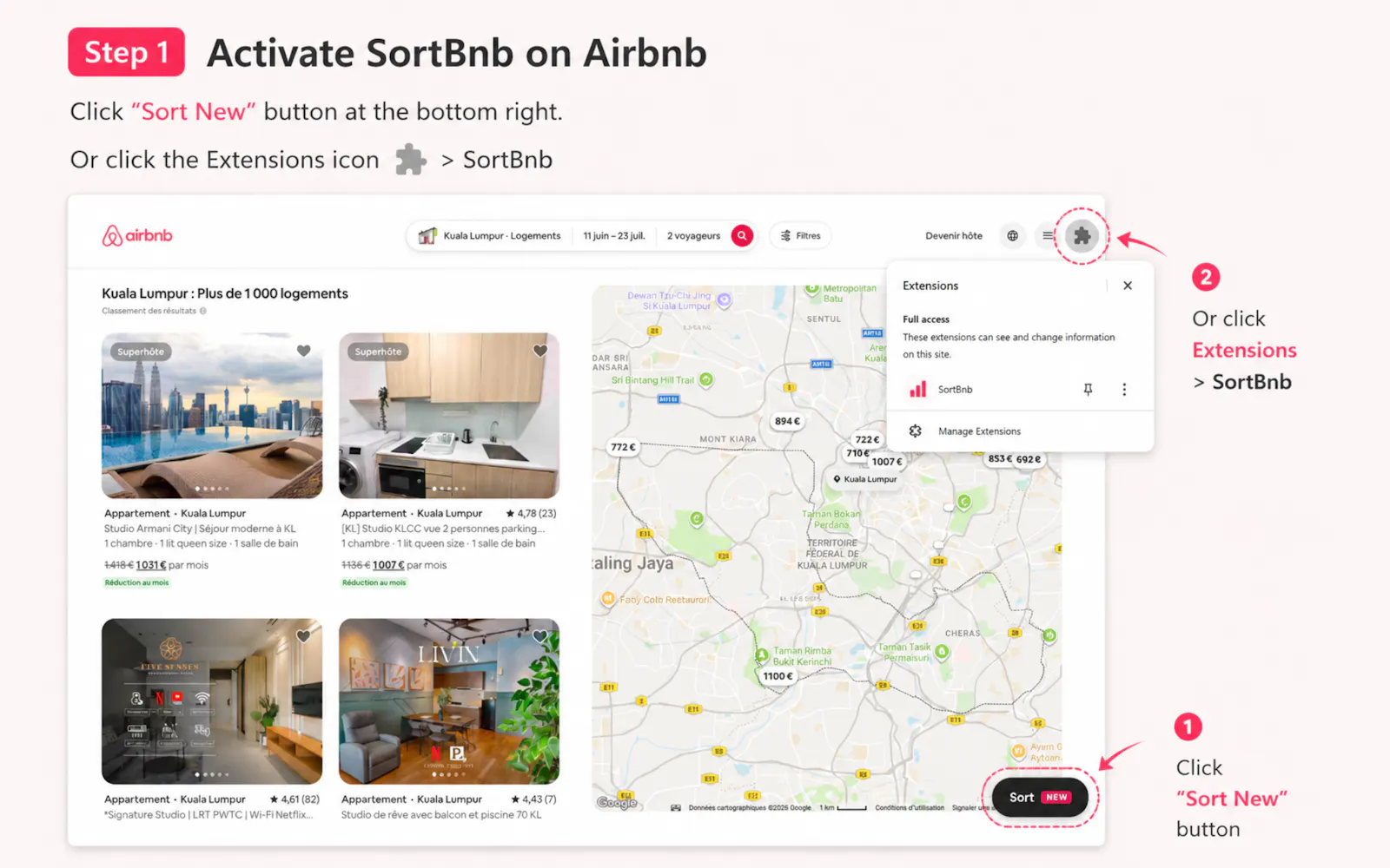 SortBnb screenshot 3