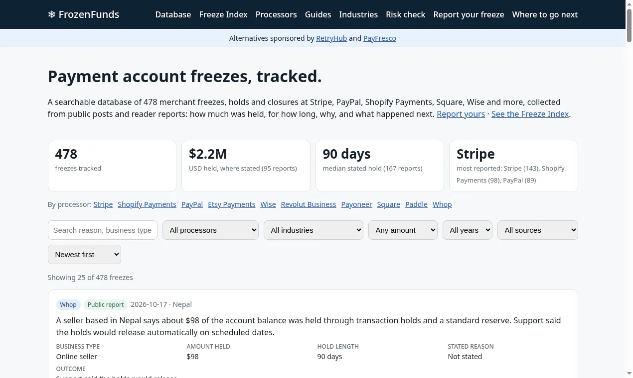 FrozenFunds gallery image