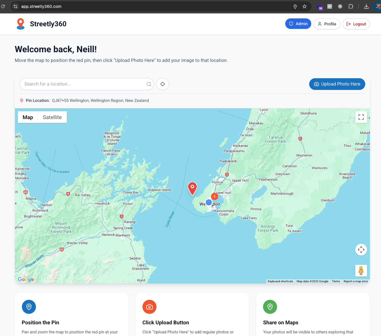 Streetly360 - Screenshot 2 showing product features and functionality