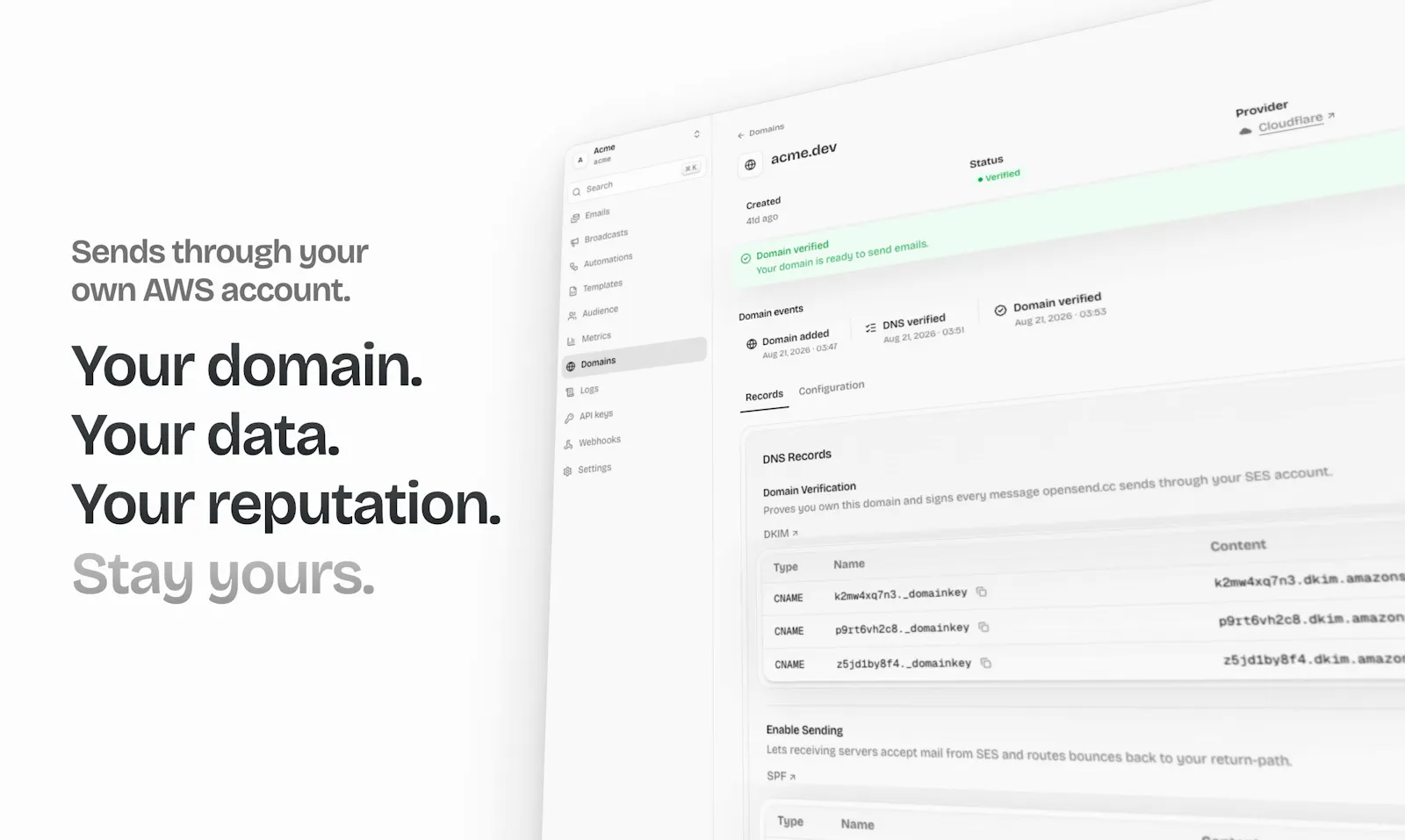 opensend.cc screenshot 4