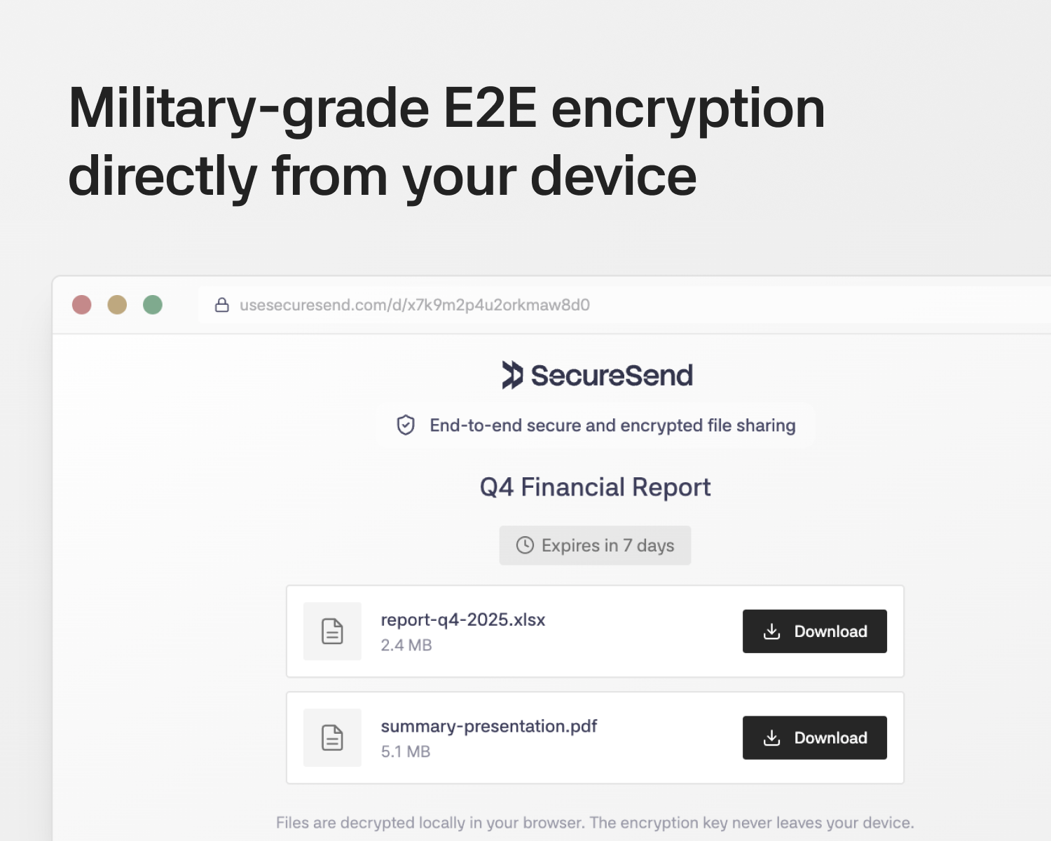 SecureSend gallery image