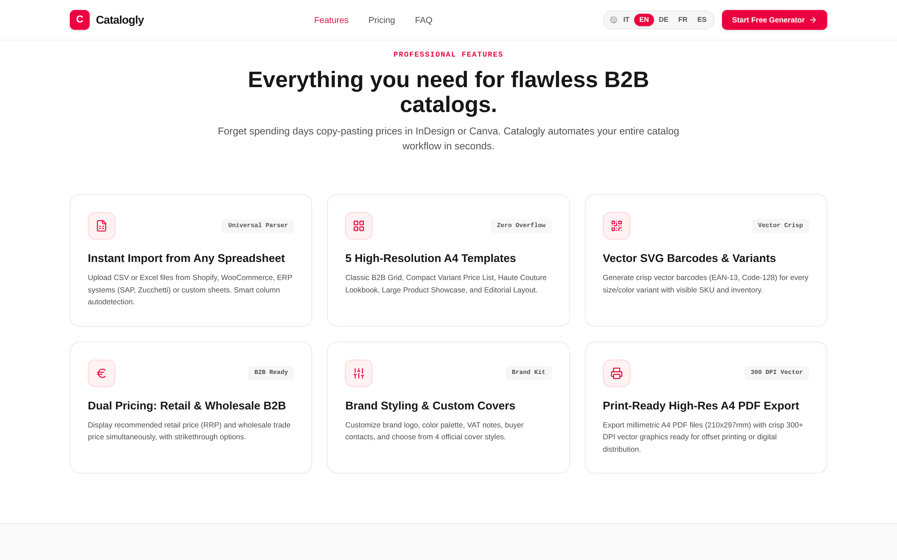 Catalogly screenshot