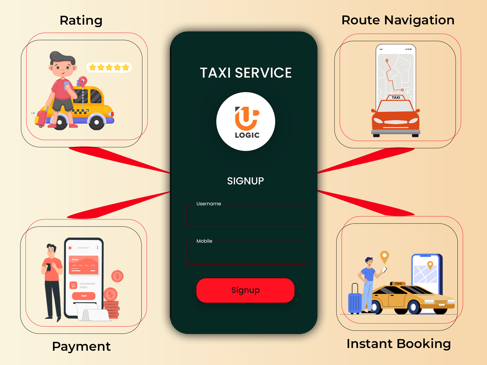 Taxi App Development gallery image